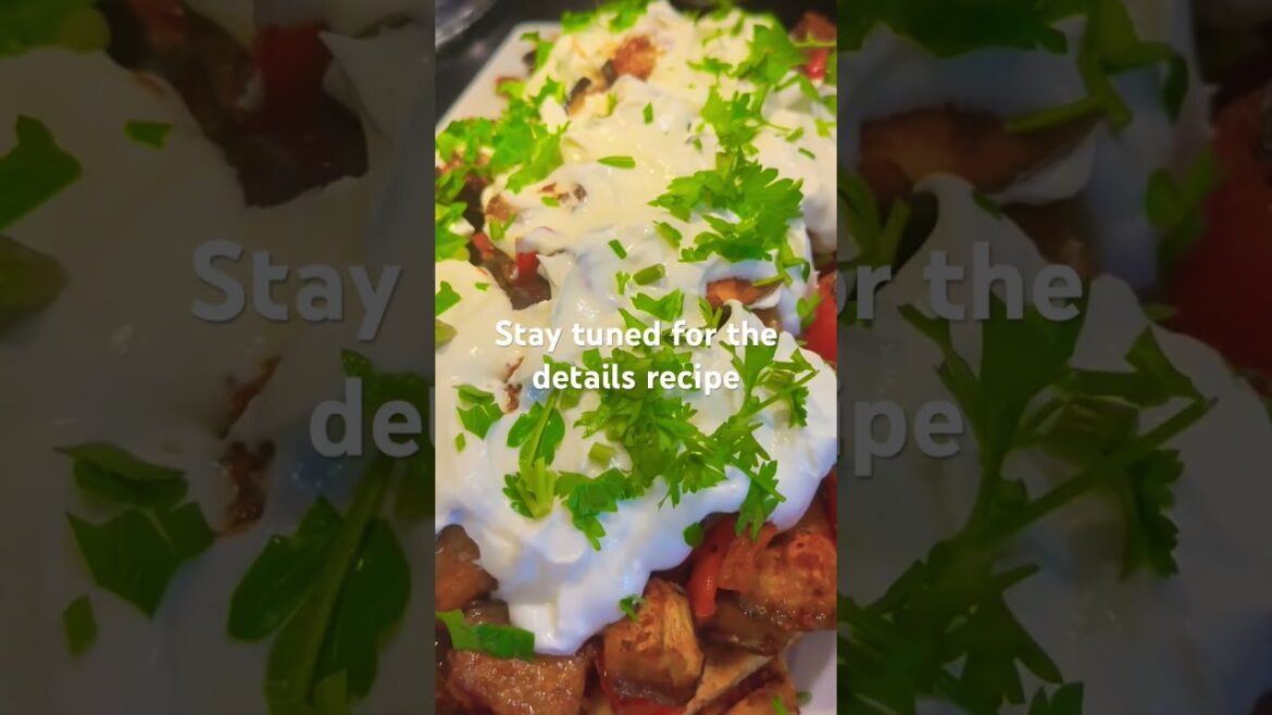 Lebanese Eggplant Fatteh