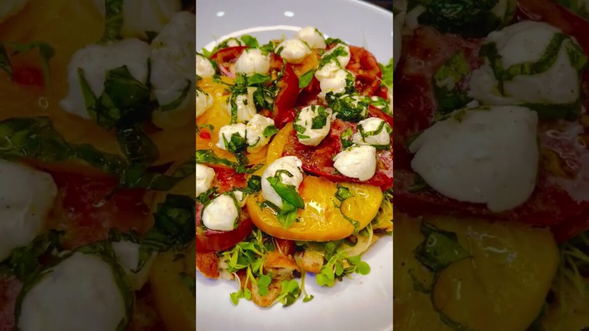 Deconstructed Panzanella | Rustic Italian Salad with Heirloom Tomatoes & Mozzarella   IMG 3284