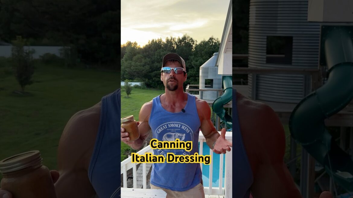 Zesty Italian Cucumber Pulp! #saladdressing #garden #canning #canningandpreserving #homestead