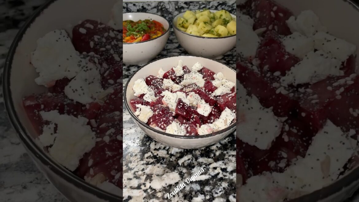 سلطة الباربة الباردة بنينة وسهلة  مثالية للصيف