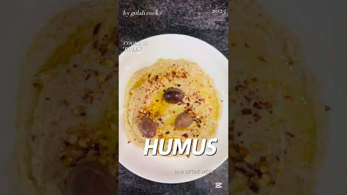 Creamy Lebanese Hummus recipe by Gulali Kitchen