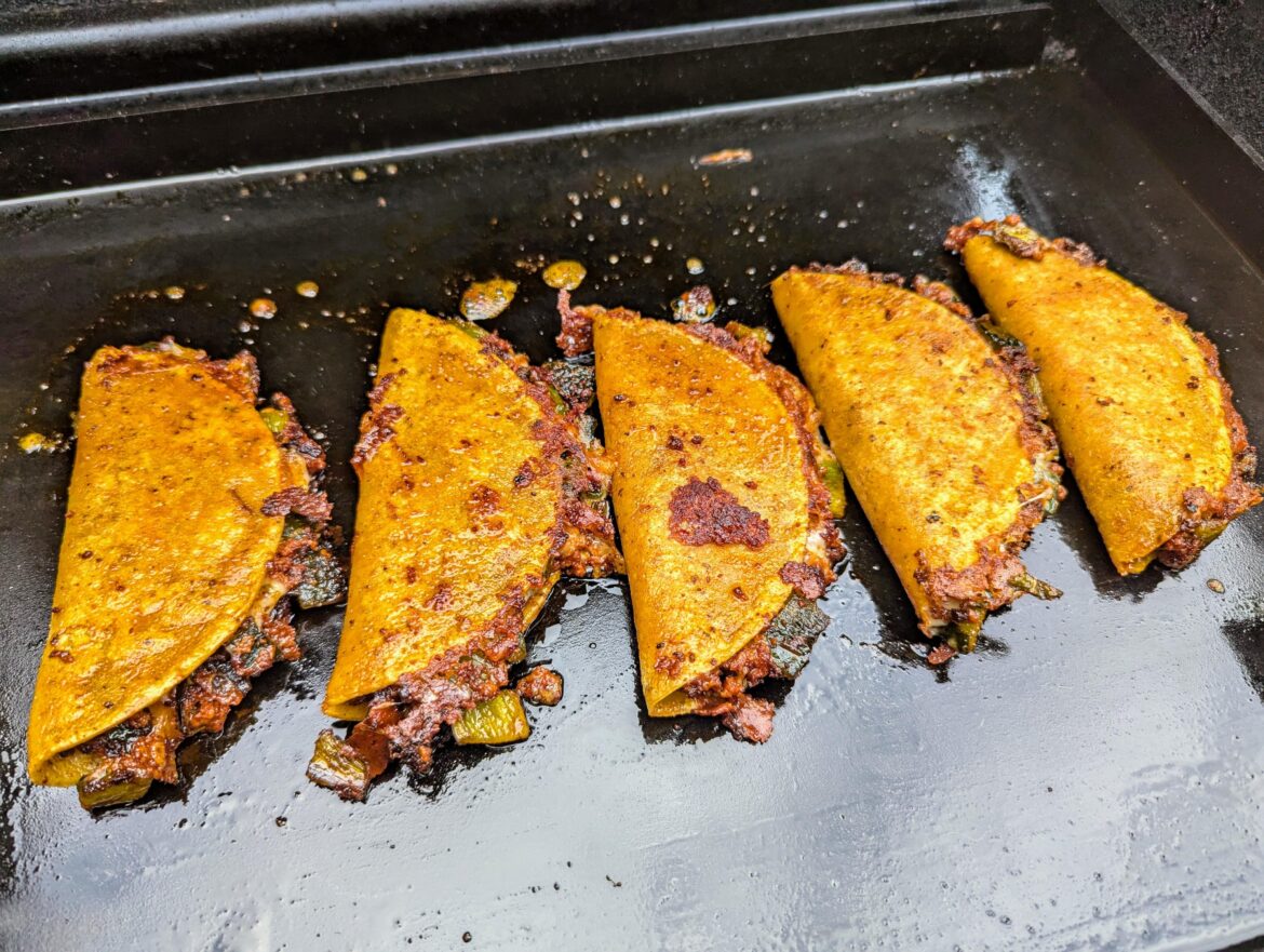 Griddle tacos