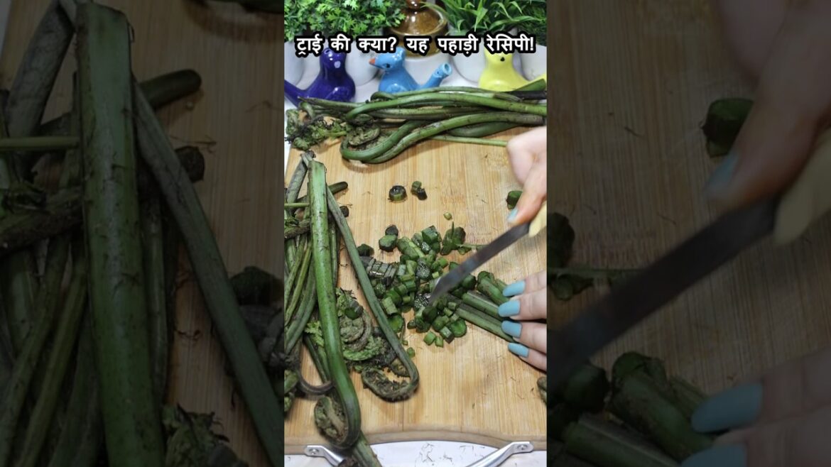 लिंगड़े की सब्जी रेसिपी | Lingde ki Sabji Recipe | Fiddlehead Fern Sabji लिंगड़े की सब्जी रेसिपी | Lingde ki Sabji Recipe | Fiddlehead Fern Sabji