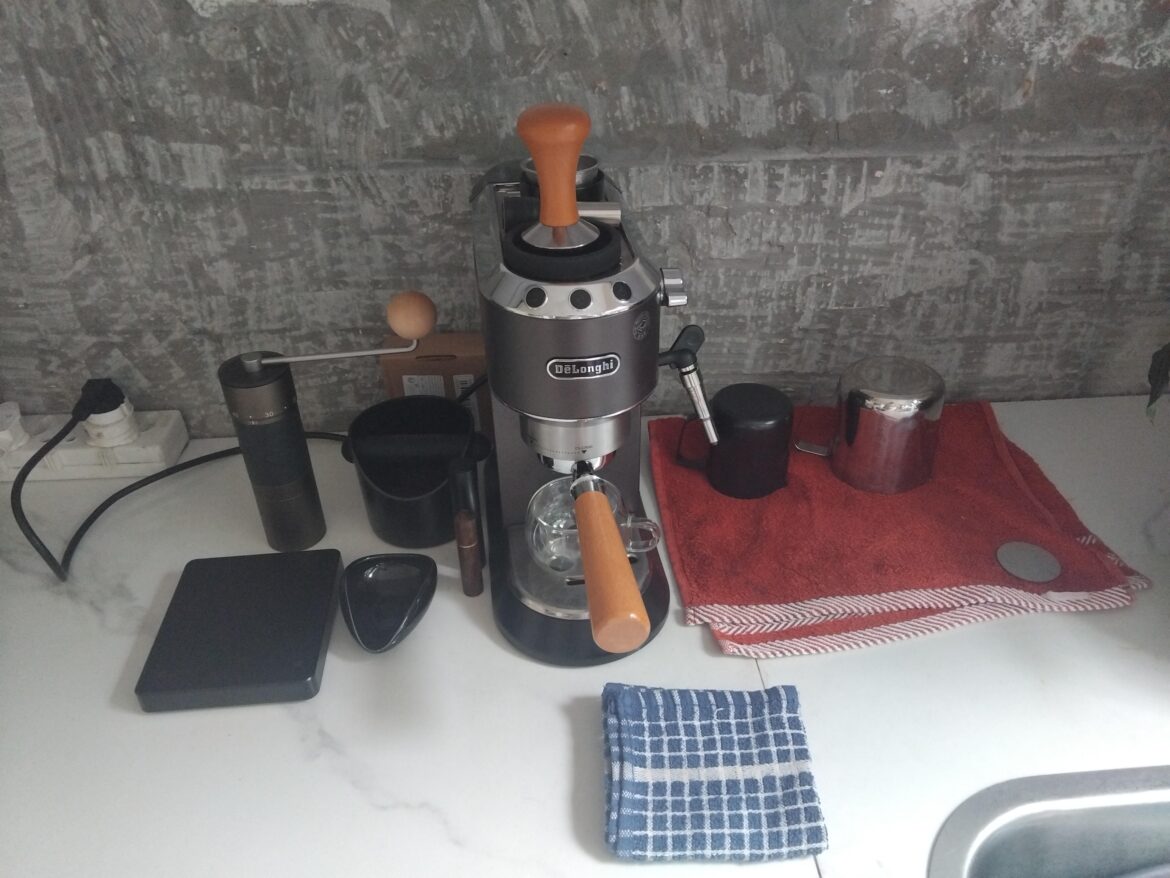 My first espresso setup My first espresso setup