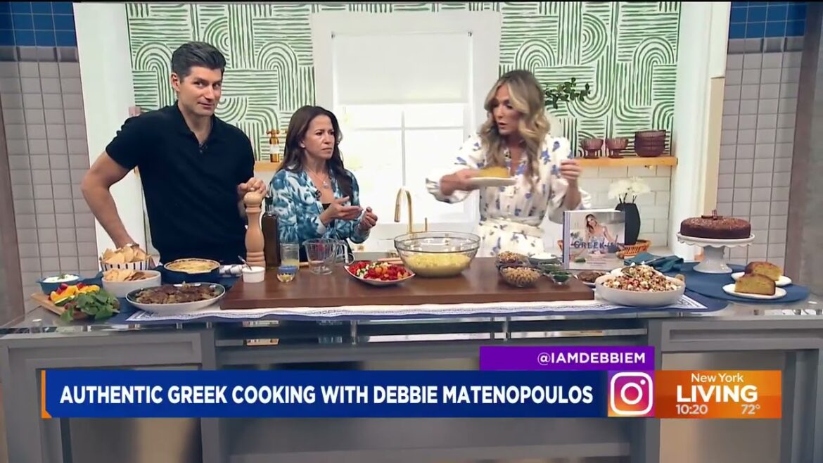 Debbie Matenopoulos Cooks her Greek Orzo Pasta Salad on PIX 11