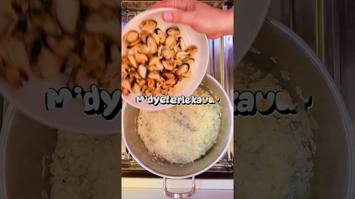 10 dakikada Midye Dolma Tadında Pilav #midyedolma #midyelipilav
