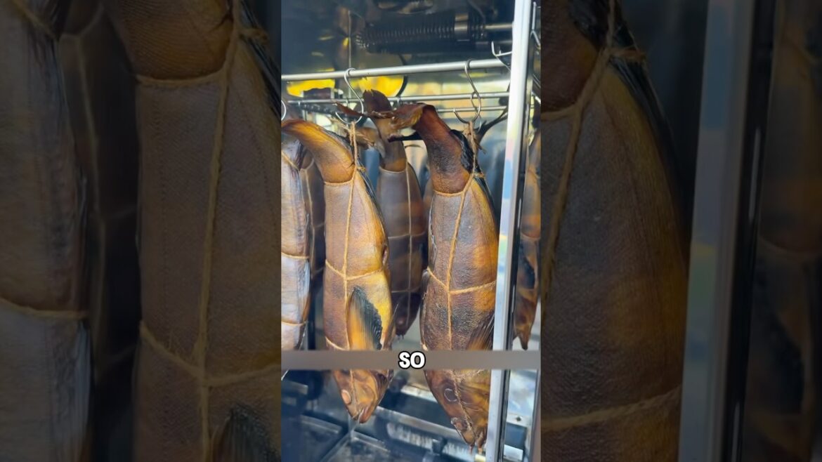 In Russia, locals are preparing one of their favorite traditional delicacies: smoked fish