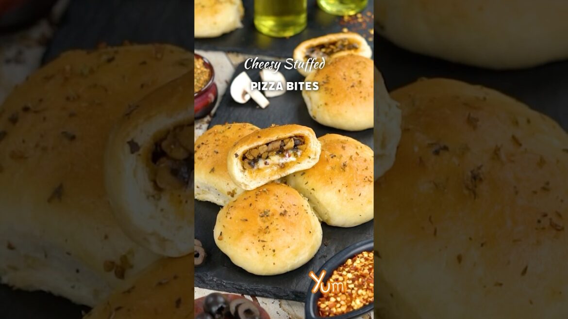 Cheesy Stuffed Pizza Bites