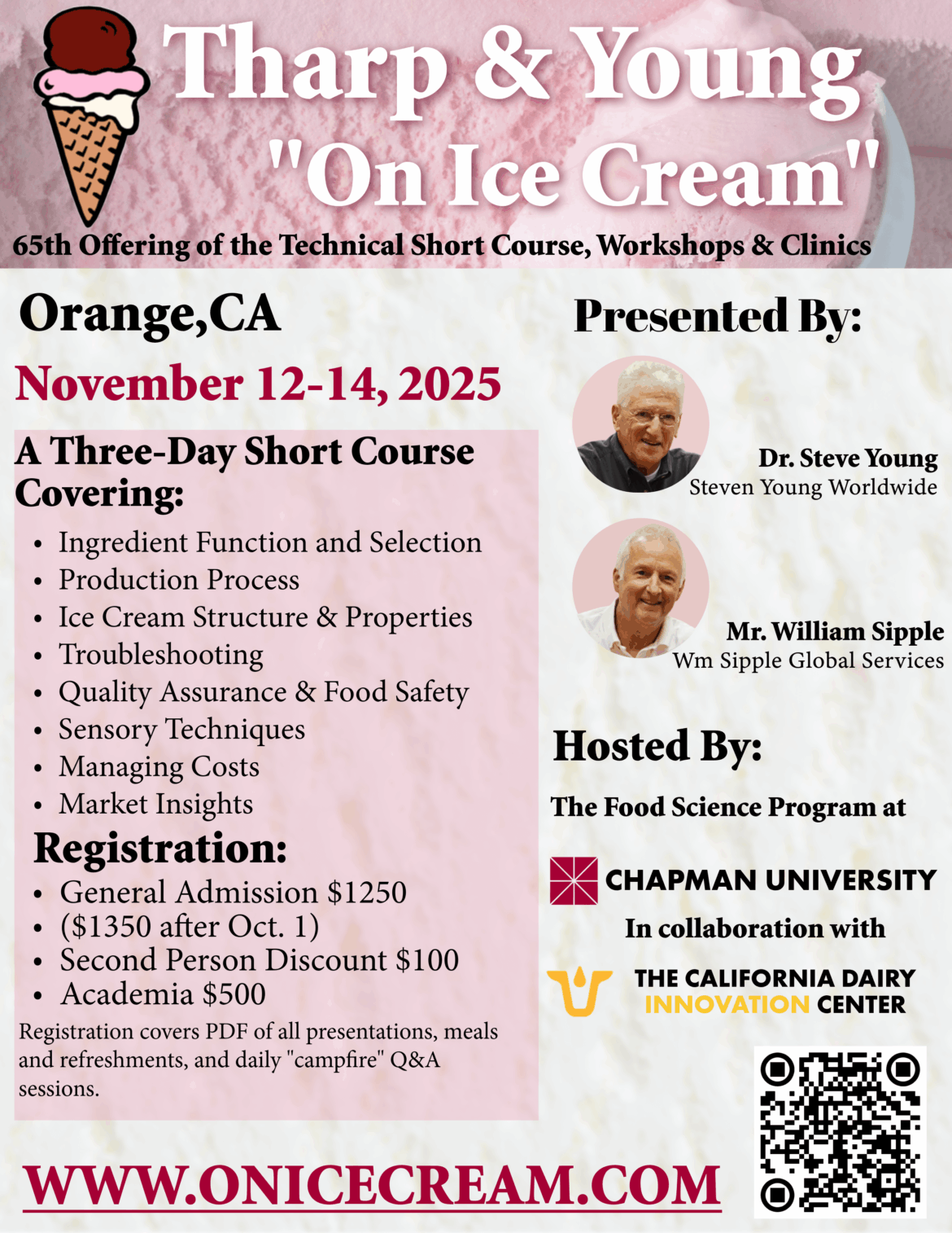 Tharp & Young "On Ice Cream" is coming back to California!