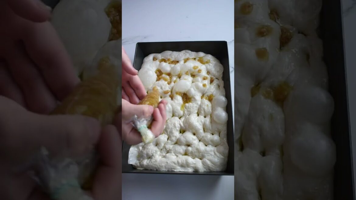 100% hydration garlic and rosemary focaccia! 100% hydration garlic and rosemary focaccia!