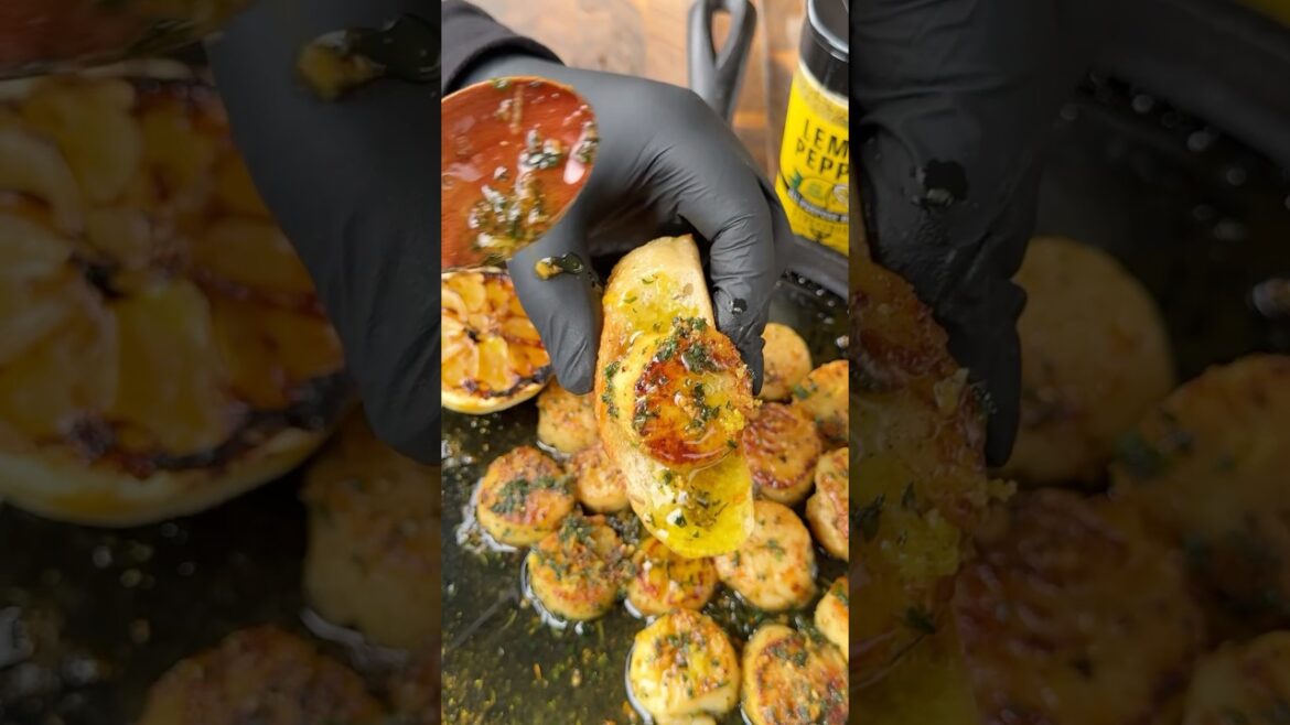 Lemon pepper scallops with @FireSmokeSociety Lemon pepper scallops with @FireSmokeSociety