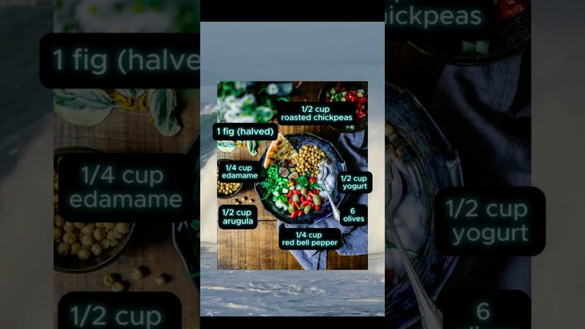 High Protein Mediterranean Salad