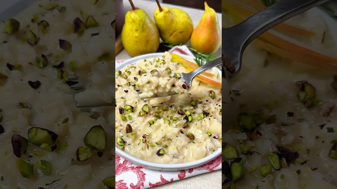 Il sapore intenso del gorgonzola e la dolcezza della pera saranno il connubio vincente !