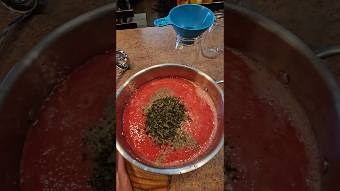 Canning tomato basil soup Canning tomato basil soup