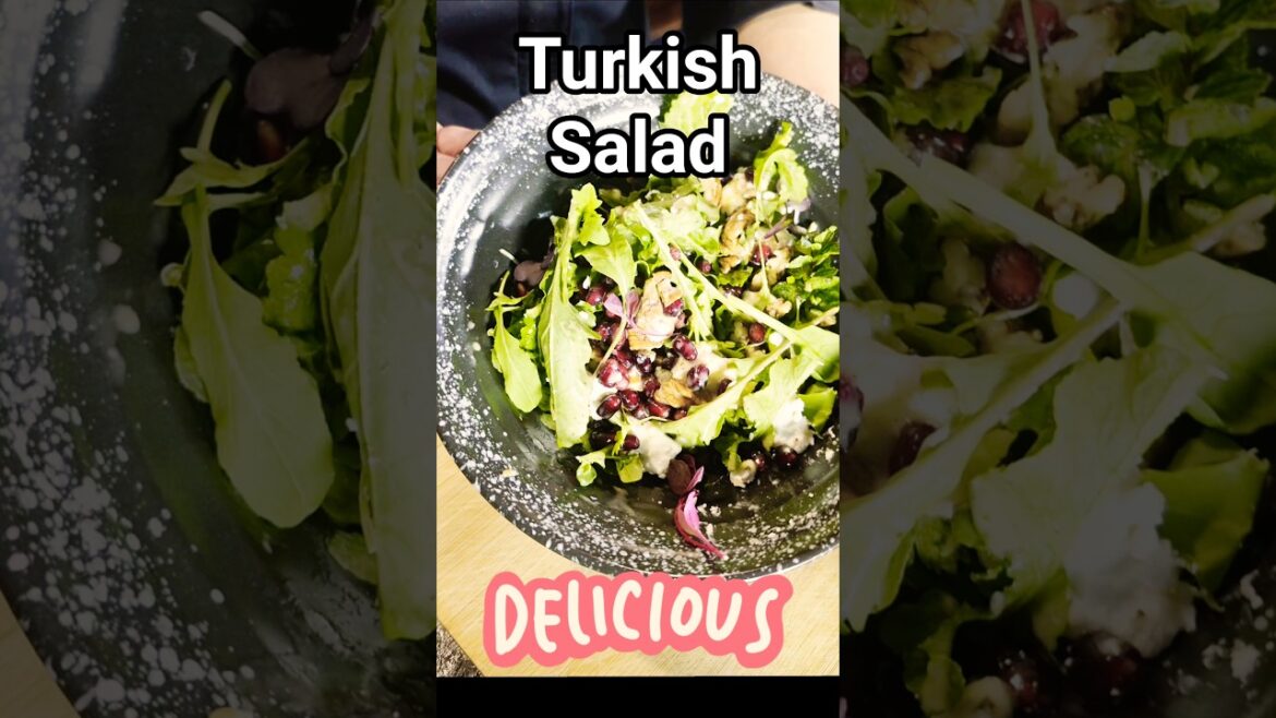 Turkish Salad #turkishrecipes #zestyflavors #food #freshsalad