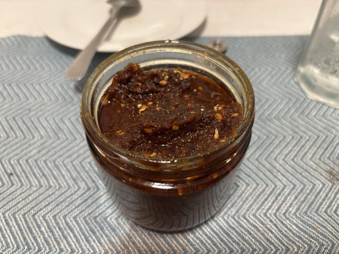 Found: Shito pepper sauce from Akwaaba Restaurant