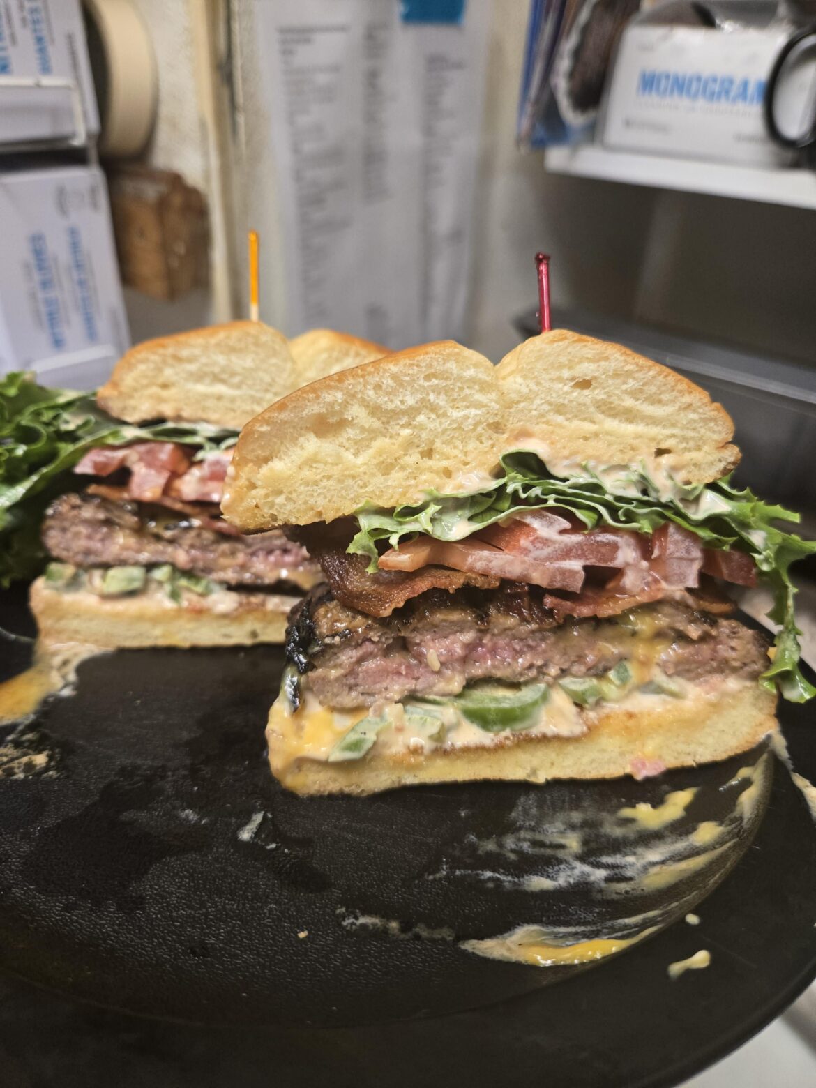 Burger special I ran a couple weeks ago. Sold out quick.