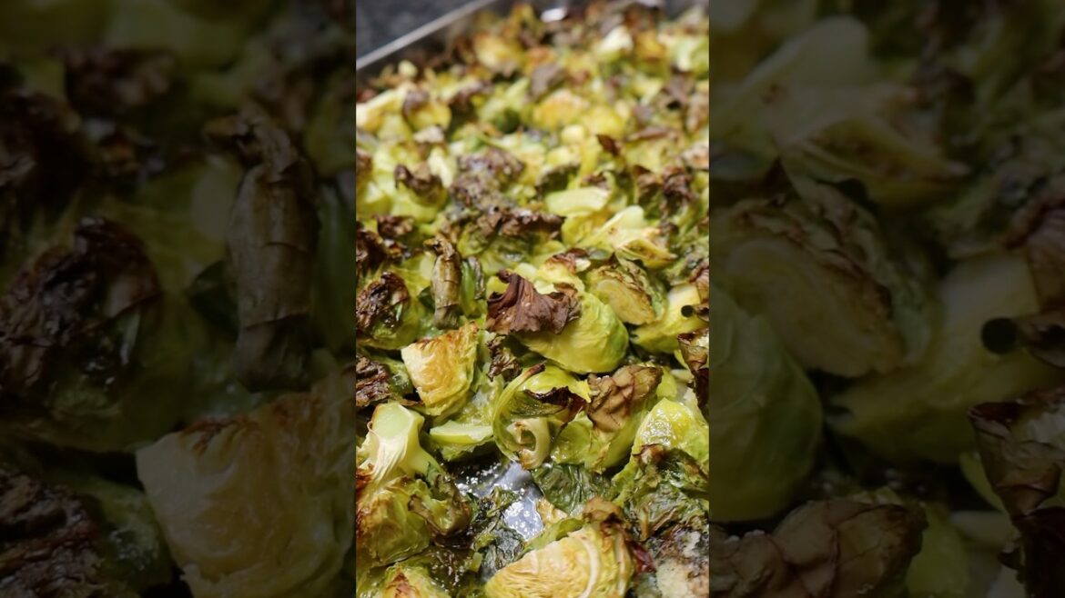 Let me show you how to make crispy brussel sprouts! This is an easy recipe my mom taught me