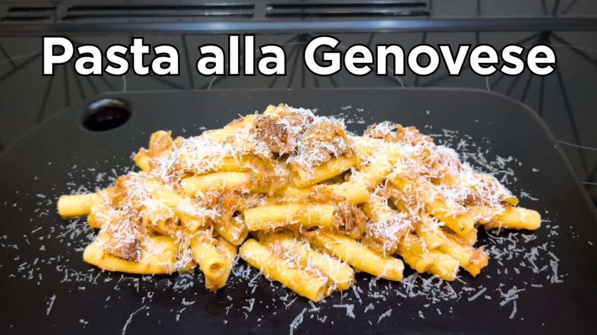 The Original Italian Meat Sauce – Pasta alla Genovese The Original Italian Meat Sauce - Pasta alla Genovese