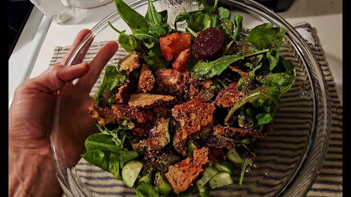 Organic Fatoush Salad with Upgrade!