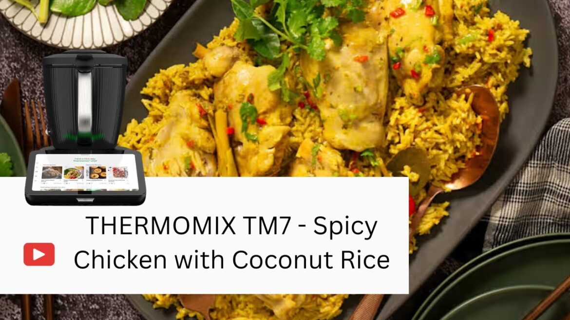 Spicy Chicken with Coconut Rice - Thermomix TM7