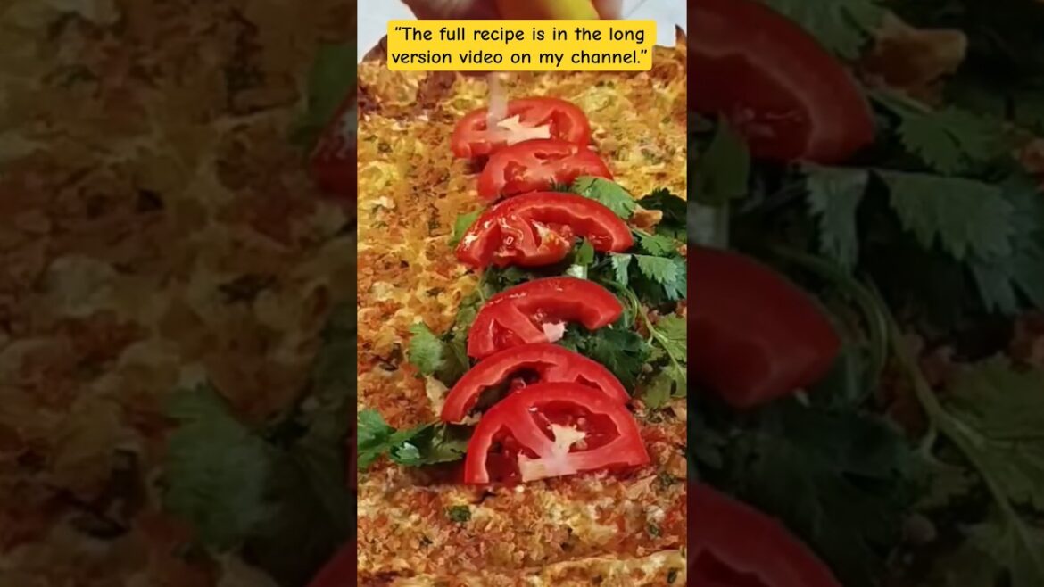 Authentic Lahmacun in 60s | Easy Turkish Lahmacun Recipe — Grandma's Cooking Recipes #shorts #food