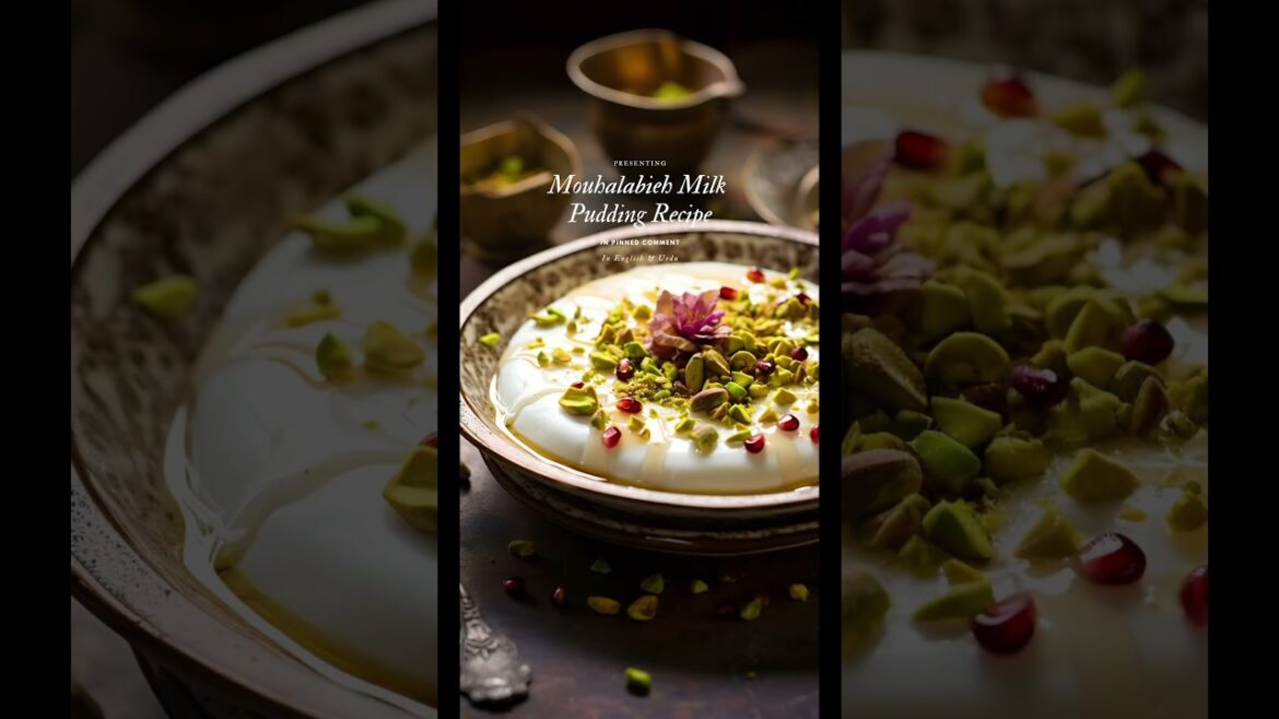 Mouhalabieh Milk Pudding | Middle Eastern classic