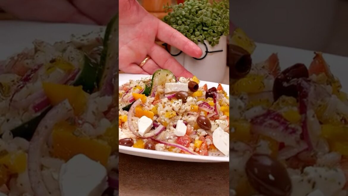 INSALATA DI RISO ALLA GRECA