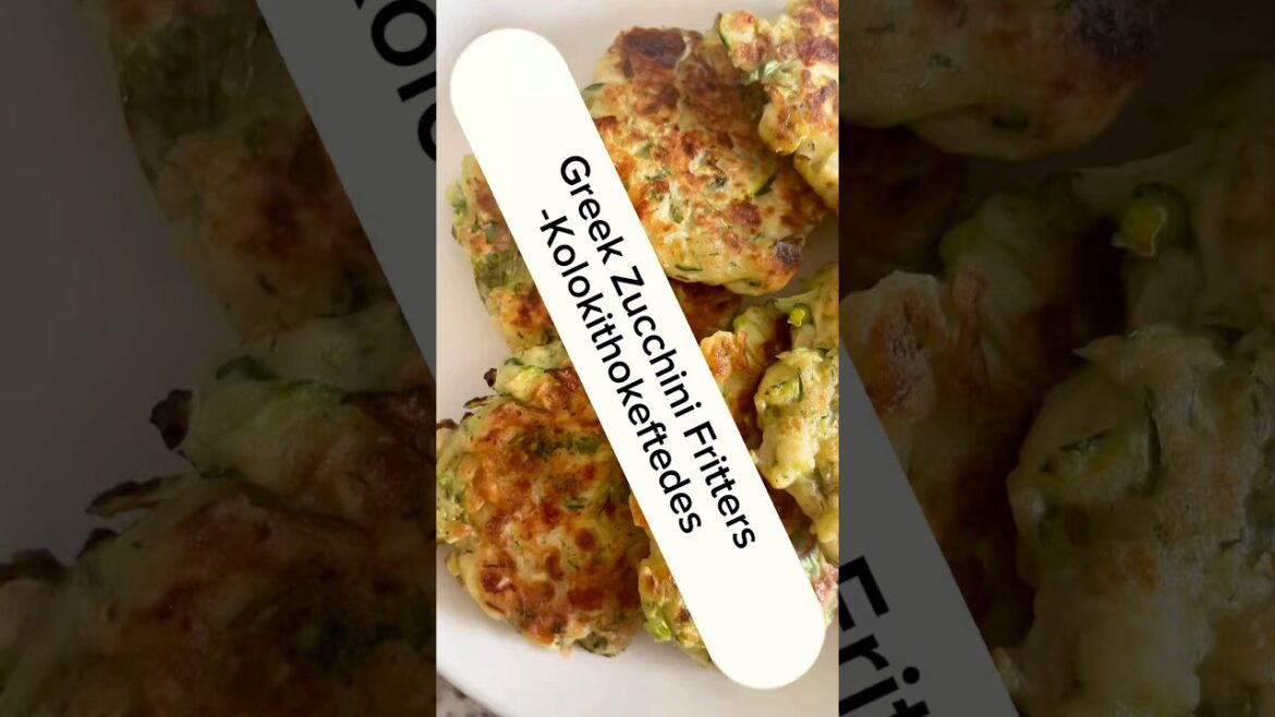 Greek Zucchini Fritters/Kolokithokeftedes