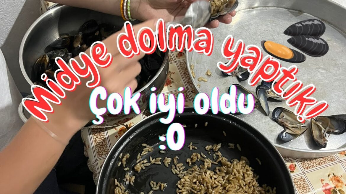 Evde Midye Dolma Yapımı: Kolay & Lezzetli Evde Midye Dolma Yapımı: Kolay & Lezzetli