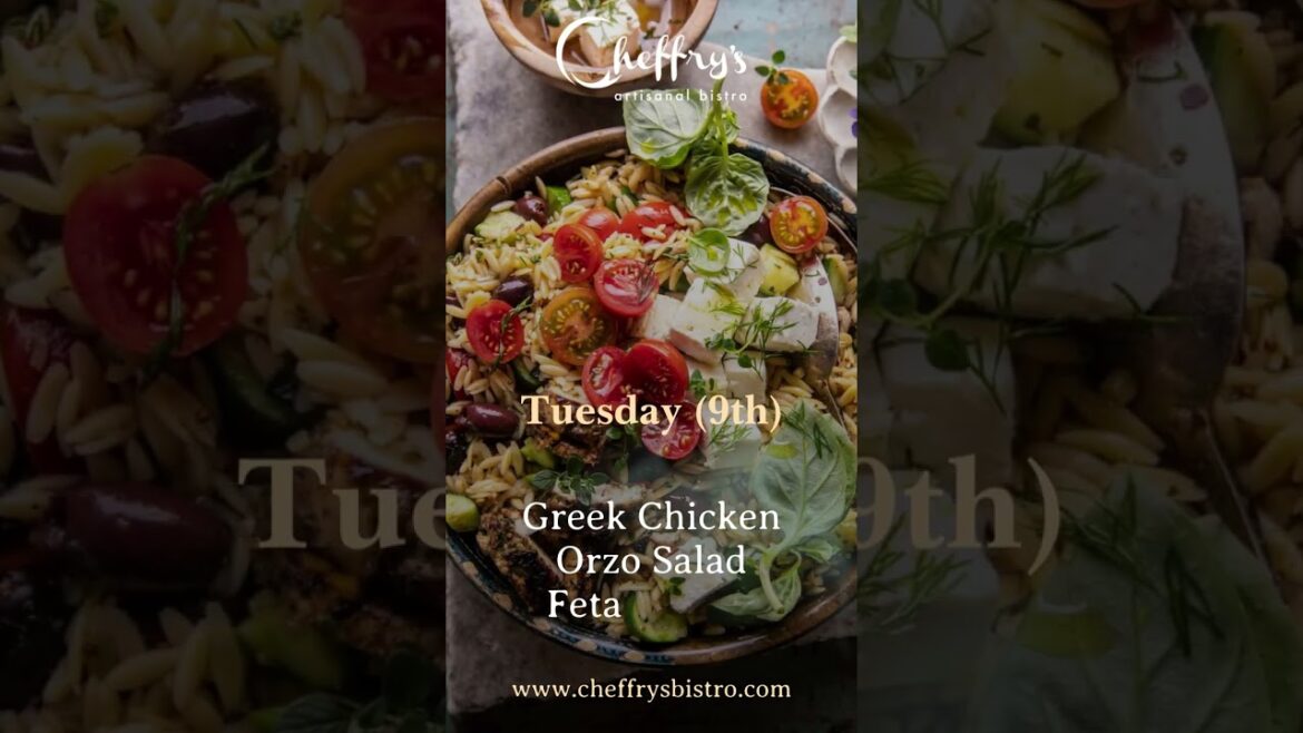 This Week’s Chef Specials This Week’s Chef Specials