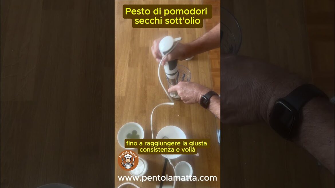 Pesto di pomodori secchi sott'olio