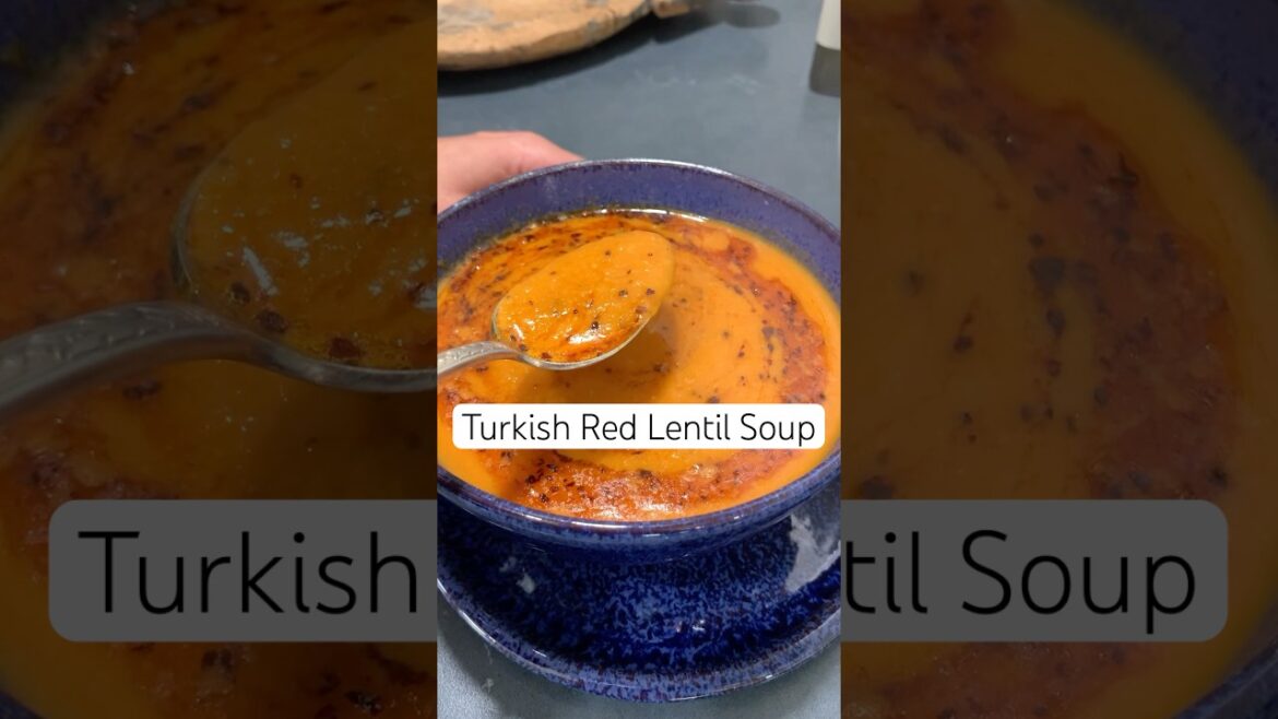 Turkish Lentil Soup (Lentil Soup Recipe!) #shorts