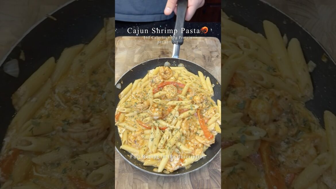 Low Calorie High Protein Cajun Shrimp Pasta Low Calorie High Protein Cajun Shrimp Pasta