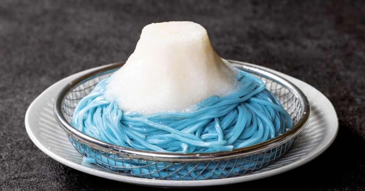 Craft your own edible Mt. Fuji with Yamanashi’s Blue Udon