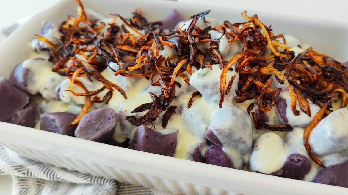 NHOQUE DE BATATA DOCE ROXA - ITALIAN FOOD