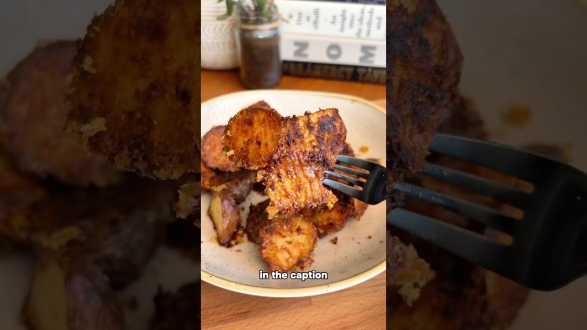 Crispy Parm and Miso Garlic Butter Potatoes