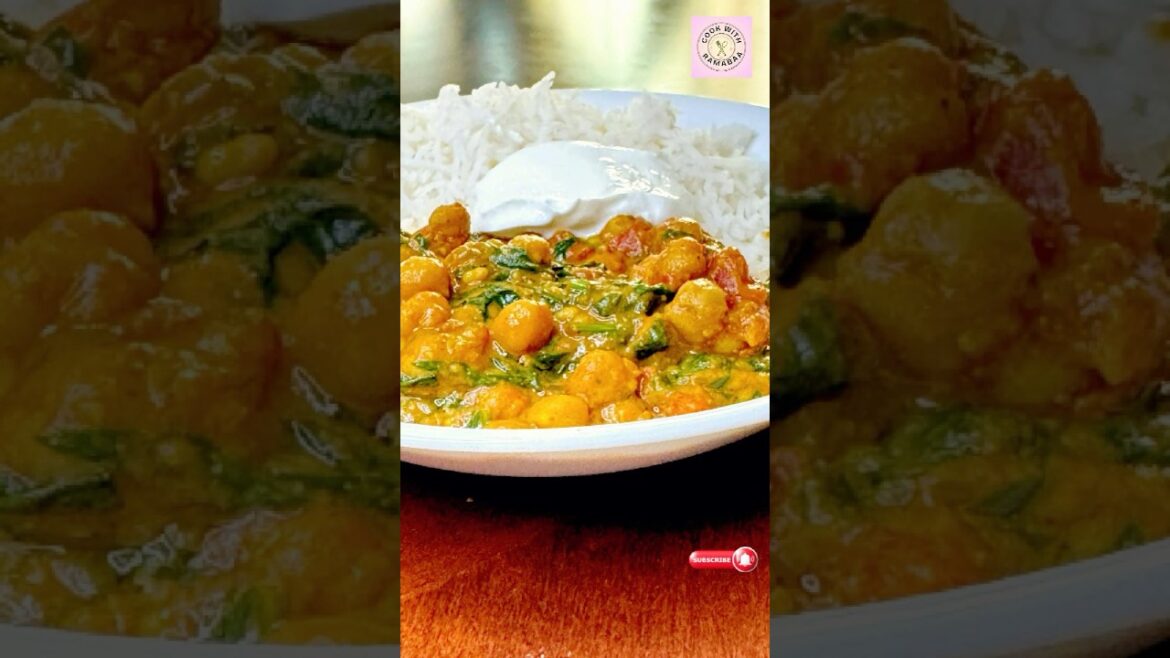 Easy One Pot Chickpea and Spinach Curry for Busy Nights!