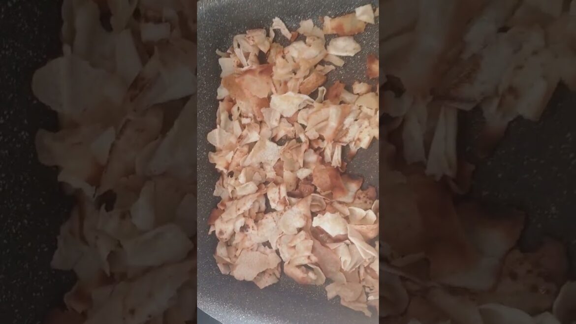 5 min easy lebanese fatteh #shortvideo#fatteh