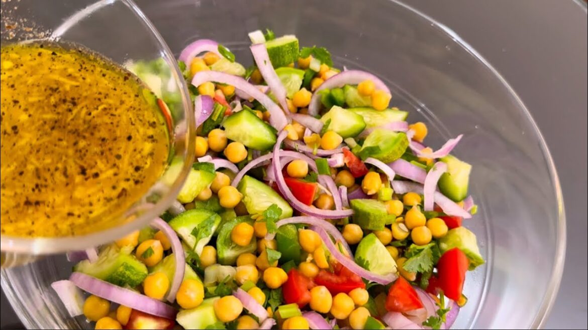 Chickpea Salad Recipe | Mediterranean Salad | Healthy Protein-Packed Salad | Food Diary By Anees | Chickpea Salad Recipe | Mediterranean Salad | Healthy Protein-Packed Salad | Food Diary By Anees |
