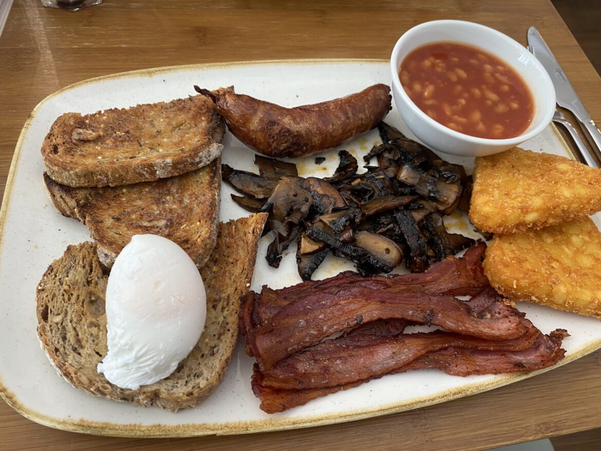 Felt like I was doing an eating challenge trying to finish this