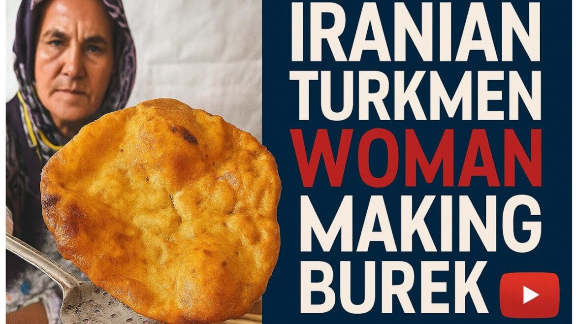 Watch a Turkmen Woman Cook Traditional Burek | Authentic Iranian Street Food Watch a Turkmen Woman Cook Traditional Burek | Authentic Iranian Street Food