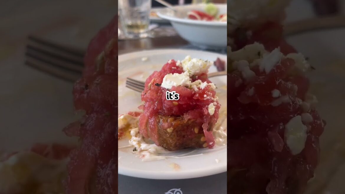 Dakos are Greek Bruschetta