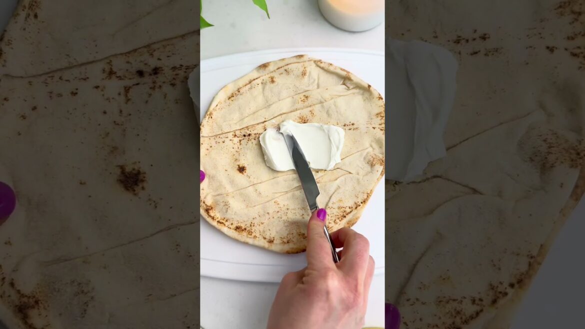 Lebanese Breakfast Pita Wrap Lebanese Breakfast Pita Wrap