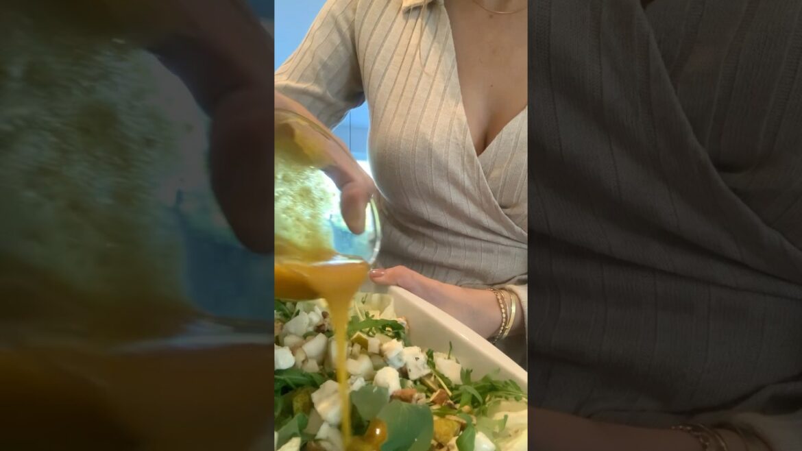 A salad to IMPRESS your guests #easyrecipe #food #receita #fitness #receitas #salad