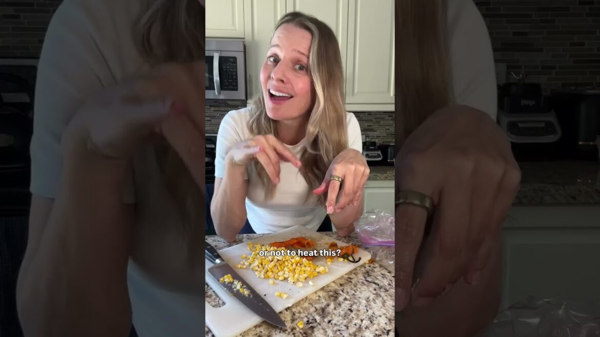 Delicious September Produce Vegetarian Sandwich | Corn, Peppers, Arugula