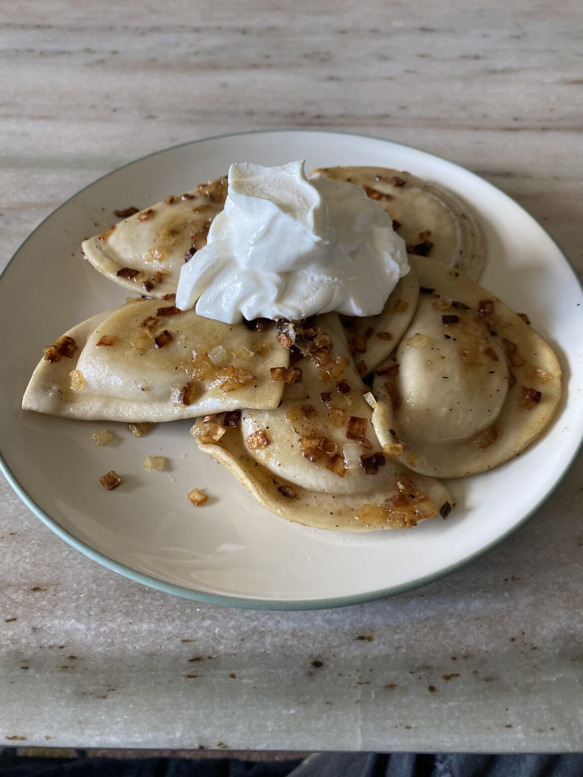 Onion is the only correct flavor of pierogi