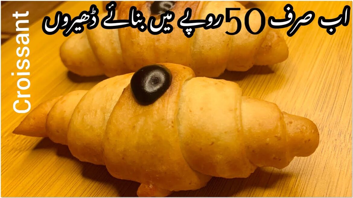 How To Make Croissant Pastries _ Crispy & Creamy Filled ,, Easy Dessert Recipe,, kitchen Virsa