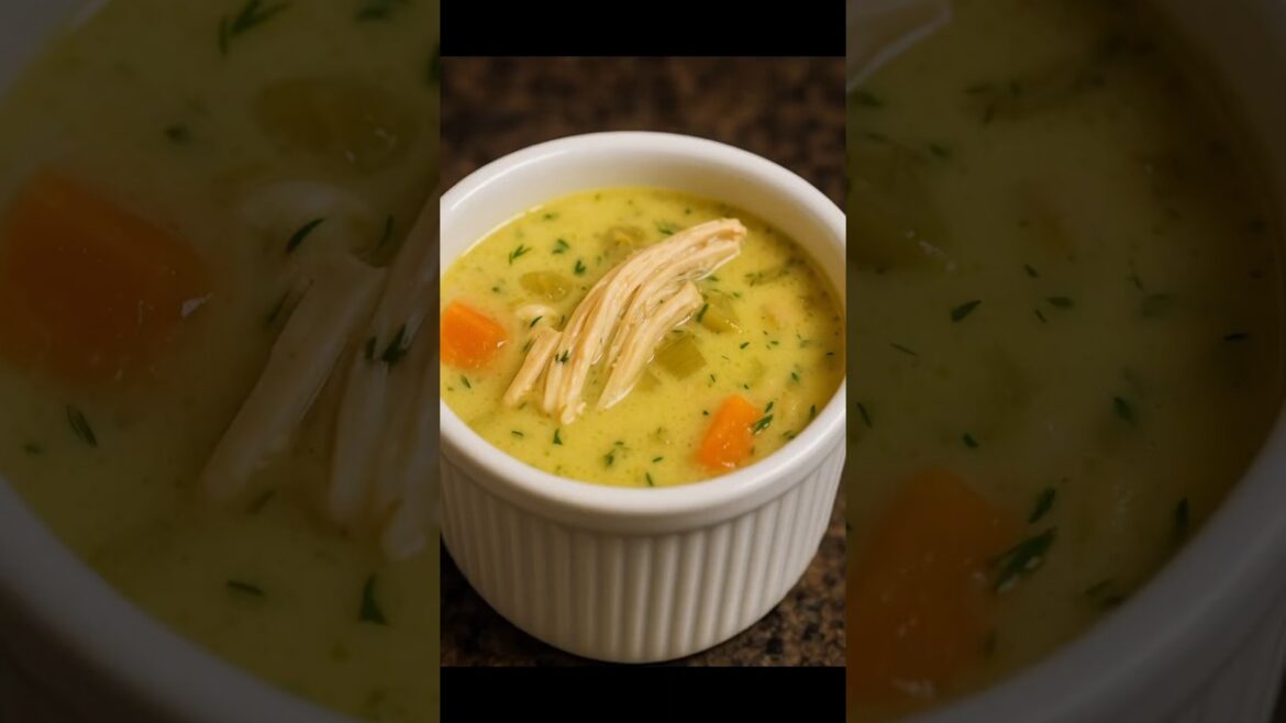 The LAZIEST Greek lemon chicken soup!
