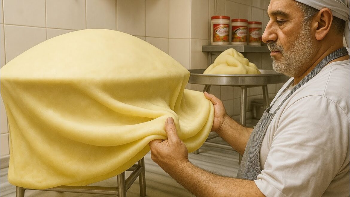 Legendary Syrian Desserts | Puffy Cheese Halwa & Pistachio Basbousa from Damascus